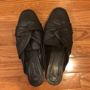 Black slip ons